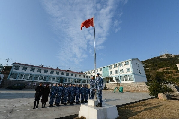 海军驻南麂岛某部基地曝光 营区景色漂亮